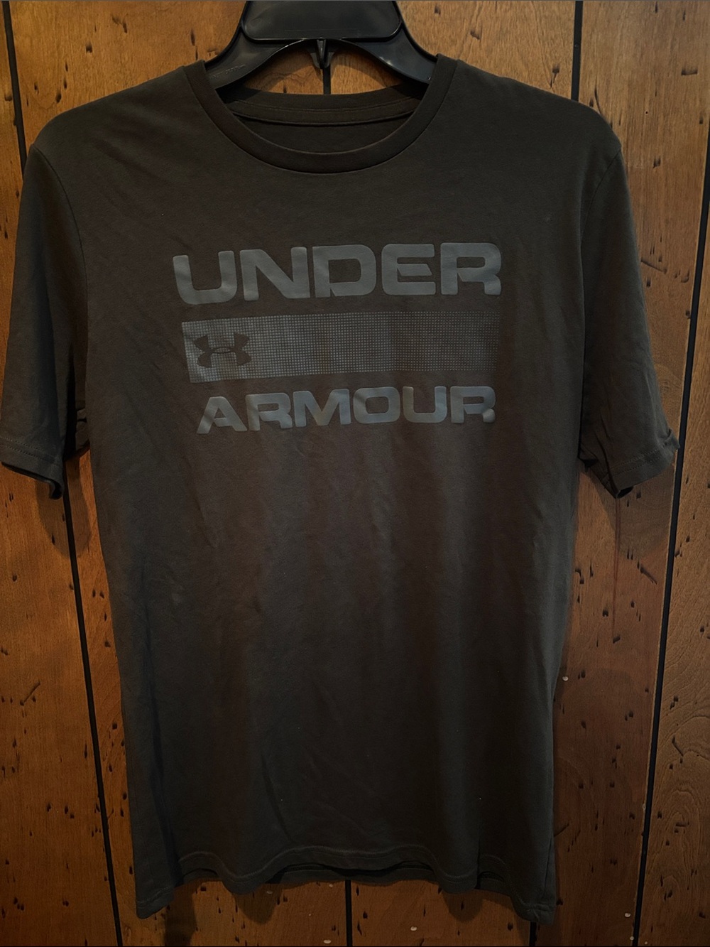 Under Armour Army Green  Logo Short Sleeve T-Shirt